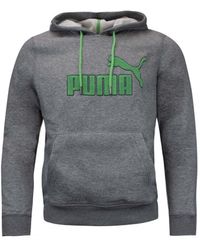 PUMA - Sp Hoodie Fleece Graphic Logo Sweatshirt 827876 03 Textile - Lyst