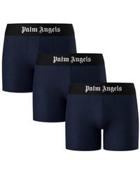 Palm Angels - Tri-Pack Long Trunk Boxer Shorts Cotton - Lyst