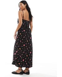 Miss Selfridge - Strappy Scoop Neck Maxi Slip Dress - Lyst