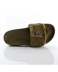 PUMA - X Leadcat Fenty Fu Fur Sliders Slip On Slide 367089 01 - Lyst