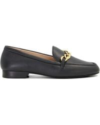 Dune - 's Dune Gaiia Chain Detail Loafers In Black - Lyst