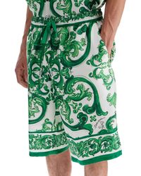 Dolce & Gabbana - Shorts With 'Majolica' Print - Lyst