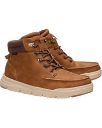 HEYDUDE - Heydude Bradley Ii Classic Polyurethane Argan Oil/Multi Ankle Boots - Lyst