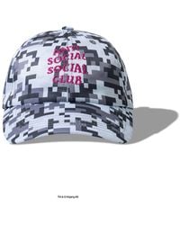 ANTI SOCIAL SOCIAL CLUB - Anti Social Club Assc X Minecraft Pixel Camo 6P Hats - Lyst