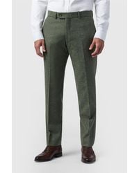 Alexandre Silver Label - Flat Fronted Regular Suit Trousers - Lyst
