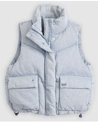 Levi's - Levi's Celebrate The Moment Ow Western Bubble Vest Jacket - Lyst