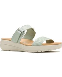 Hush Puppies - Breathe Gore Leather Sage Standard Sandals - Lyst