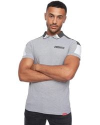 Crosshatch - Cramsures Poloshirt (grijze Mergel) - Lyst