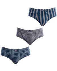 Abanderado - Pack Of 3 Essential Printed Briefs With Opening A0090 - Lyst