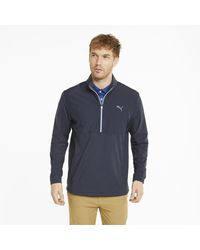 PUMA - Cloudspun Wrmlbl Quarter-Zip Golf Jacket - Lyst