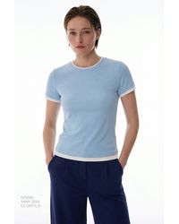 Penti - Regular Fit Crew Neck T-Shirt - Lyst