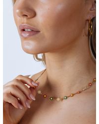 SVNX - Daisy Chain Necklace With Gift Box - Lyst