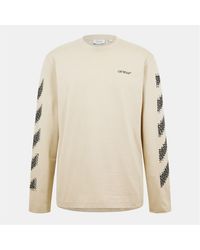 Off-White c/o Virgil Abloh - Diag Skate Diagonal Graphic Long Sleeve T-Shirt - Lyst