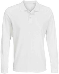 Sol's - Adult Prime Pique Long-Sleeved Polo Shirt - Lyst