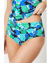 Gorgeous - Bold Bloom Twist Front Tummy Control Tankini - Lyst