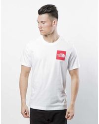 The North Face - Fine Short Sleeve T Shirt/ Cotton - Lyst