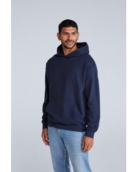 Mountain Warehouse - 'Icon' Logo Drop Shoulder Hoodie With Kangaroo Pocket Warm Sweatshirt Cotton - Lyst
