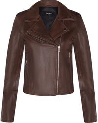 Infinity Leather - Classic Biker Brando Jacket-Baku - Lyst