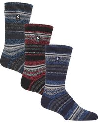 Heat Holders - 3 Pack Multipack Insulated Thermal Socks For Winter - Lyst
