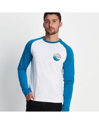 TOG24 - Fristan Long Sleeve T-Shirt Peacock/Dark Cotton - Lyst