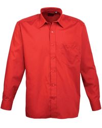 PREMIER - Poplin Long-Sleeved Shirt - Lyst