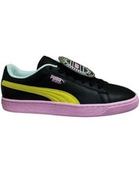 PUMA - Basket Badge Tz Trainers Leather - Lyst