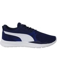 PUMA - Duplex Evo Knit Textile Lace Up Trainers 362043 03 - Lyst