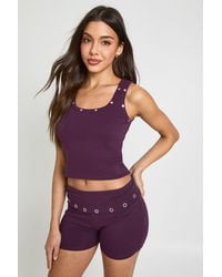 Boohoo - Studded Vest - Lyst
