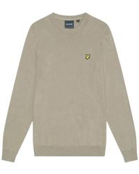 Lyle & Scott - Crew Neck Sage Uniform Pull Over Jumper - Lyst