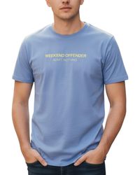 Weekend Offender - T Shirts Steinbeck Crew Neck Short Sleeve Cotton Summer - Lyst