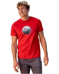 Mountain Warehouse - Avontuur Begint Biologisch Katoenen T-shirt (rood) - Lyst