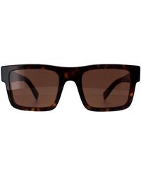 Prada - Rectangle Tortoise Dark Pr19Ws - Lyst
