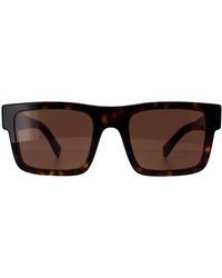Prada - Rectangle Tortoise Dark Pr19Ws - Lyst