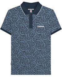 Lambretta - "Aw24" Poloshirt Für Herren (Marineblau/Blau) - Lyst