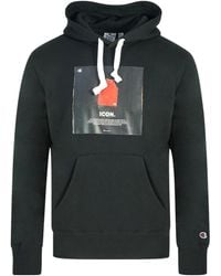 Champion - Icon Logo Hoodie - Lyst