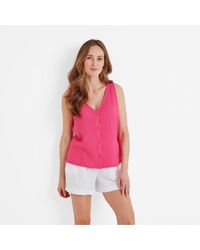 TOG24 - Melissa Summer Vest Hibiscus Cotton - Lyst