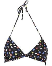Karl Lagerfeld - Geprinte Bikini Top - Lyst
