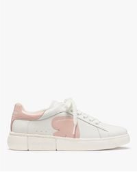 Kate Spade - Charli Smooth Leather Sneaker - Lyst