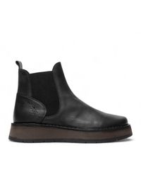 Fly London - Rawi Chelsea Leather Ankle Pull-On Classic Comfort Boots - Lyst