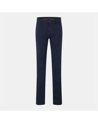 BOSS - Solid Patterned Slim Chinos - Lyst