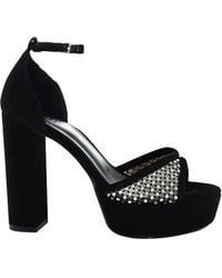 Ted Baker - Bexins Crystal Mesh Platform Sandals - Lyst