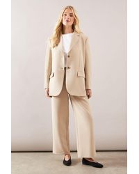 Wallis - Petite Single Breasted Two Button Blazer - Lyst