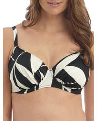 Fantasie - Ile De Re Gathered Full Cup Bikini Top & Cream - Lyst