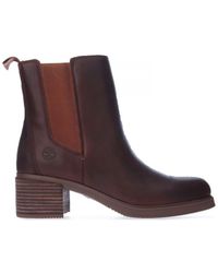 Timberland - Dalston Vibe Chelsea Boots Voor , Bruin - Lyst