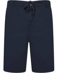 KAM Jeanswear - Kam Cotton Linen Shorts Plus Size Big & Tall - Lyst