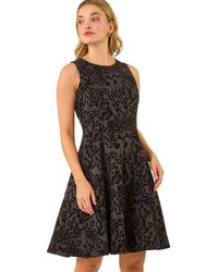 D.u.s.k - Flocked Premium Stretch Dress - Lyst