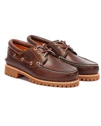 Timberland - Traditional 3 Eye Classic Boat Shoes Leather - Lyst