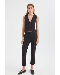 Hiccup - High Waist Slim Fit Trousers - Lyst