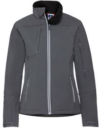 Russell - Russell Bionic Softshell Jacket (Ijzergrijs) - Lyst