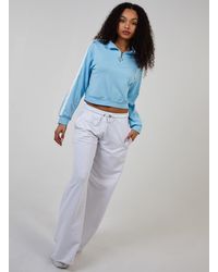 Pink Vanilla - Half Zip Up Sweatshirt - Lyst